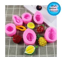 Khuôn Silicon - Trái Cây - Sầu Riêng - Gai Cuống 4.2cm