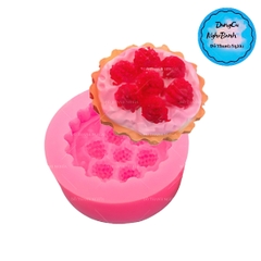Khuôn Silicon - Trái Cây - Dâu Tây Khối Dây Tây 5.6cm