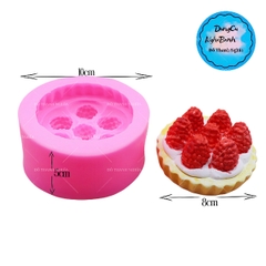 Khuôn Silicon - Trái Cây - Dâu Tây Khối Dâu Tây 10cm