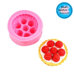 Khuôn Silicon - Trái Cây - Dâu Tây Khối Dâu Tây 10cm