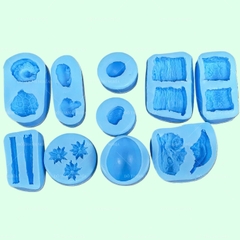 Khuôn Silicon - Món Ăn - Thịt Kho Tàu Set 10