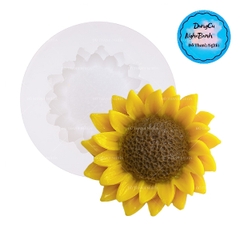 Khuôn Silicon - Hoa Hướng Dương - Mặt Hướng Dương 6.8cm Nở