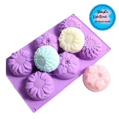 Khuôn Silicon - Đế - Hoa Cúc Hướng Dương Vĩ 6c