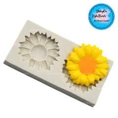 Khuôn Silicon - Hoa Hướng Dương - Mặt 4.6cm - 2c