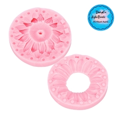 Khuôn Silicon - Hoa Hướng Dương - 9.5cm - 2 Mảnh