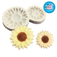 Khuôn Silicon - Hoa Hướng Dương - Mặt 3.8-5.5cm - 2c