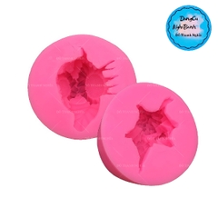 Khuôn Silicon - Hoa Hướng Dương - 5.5cm - Chùm Kèm Lá