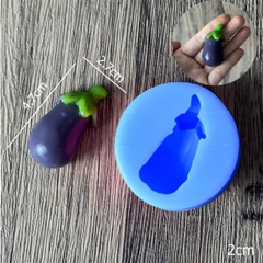 Khuôn Silicon - Rau Củ - Cà Tím