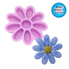 Khuôn Silicon - Đế Cốt - Hoa Hướng Dương 9 Cánh - 25cm