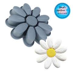 Khuôn Silicon - Đế Cốt - Hoa Hướng Dương 9 Cánh - 25cm