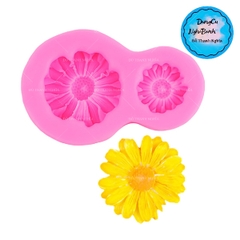 Khuôn Silicon - Hoa Hướng Dương - Mặt 2 Hoa Rời 4.5cm 2.7cm
