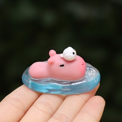 Khuôn Silicon - Động Vật - Capybara 1 Mảnh Bơi Phao