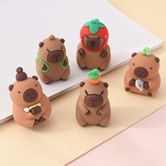 Khuôn Silicon - Động Vật - Capybara 2 Mảnh Trái Dâu