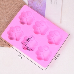 Khuôn Silicon - Động Vật - Bàn Chân Chó Mèo 6c