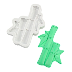 Khuôn Silicon - Lá Cành -Mầm Tre Trúc 7.7cm