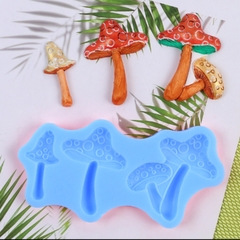 Khuôn Silicon - Rau Củ - Nấm - Vĩ 5.8cm 4c