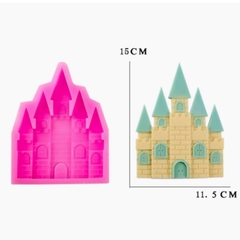Khuôn Silicon - Lâu Đài - Vĩ 13cm 5 Chóp