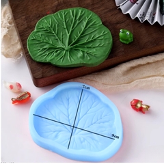 Khuôn Silicon - Lá Sen - 9x8cm - Có Gờ