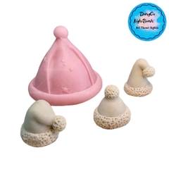 Khuôn Silicon - Noel Nón 8cm