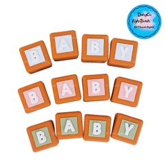 Khuôn Silicon - Chữ Cái IN - Chữ Cái Baby 2.8cm