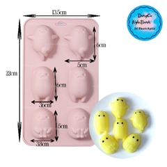 Khuôn Silicon - Con Ma Cute Vĩ 6c