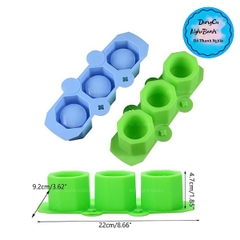 Khuôn Silicon - Bia - Ly 5.7cm Vĩ 3c