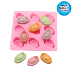 Khuôn Silicon - Thỏi Vàng - Vĩ 4cm 9c