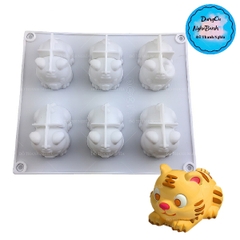 Khuôn Silicon - Động Vật - Hổ Vĩ 6c