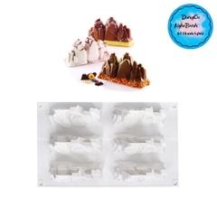 Khuôn Silicon - Ngọn Núi - Vĩ 10.5cm 6c