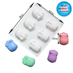 Khuôn Silicon - Động Vật - Heo Ú Vĩ 6c