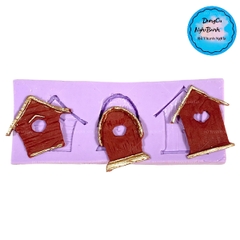 Khuôn Silicon - Ngôi Nhà - Vĩ Nhà Gỗ 3c