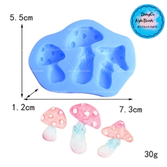 Khuôn Silicon - Rau Củ - Nấm - Vĩ 4cm 3c