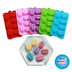 Khuôn Silicon - Rau Củ - Hạt Cafe - Vĩ 7c