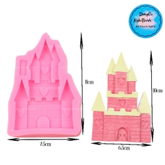 Khuôn Silicon - Lâu Đài - Vĩ 10cm 5 Chóp