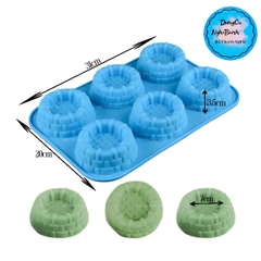 Khuôn Silicon - Đế - Đan Viền Vĩ 6c -7cm