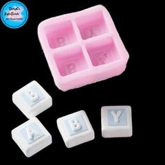 Khuôn Silicon - Chữ Cái IN - Chữ Cái Baby 2.8cm