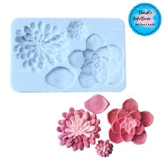 Khuôn Silicon - Sen Đá - 6cm - Vĩ 4c chi tiết