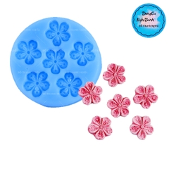Khuôn Silicon - Hoa Mai Đào 5 Cánh Vĩ 6c 2cm