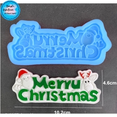Khuôn Silicon - Chữ Noel - Ông Già