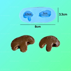 Khuôn Silicon - Rau Củ - Nấm Hương 2c