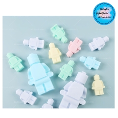 Khuôn Silicon - Em Bé - Lego Robot Vĩ 4cm 8c