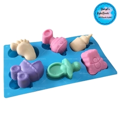 Khuôn Silicon - Bình Bú - Vĩ Bình Xe Nôi 6c