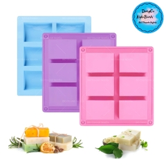 Khuôn Silicon - Chữ Nhật Vĩ 6c Ô 5.5X8X2.5C
