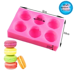 Khuôn Silicon - Bánh (2.5x3.6) - Vĩ Macaron 6c
