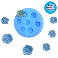 Khuôn Silicon - Hoa Mai Đào Lớn Nhỏ Vĩ 7c 2cm