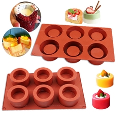 Khuôn Silicon - Bia - Ly - Chậu Cây 7x4cm Vĩ 6c