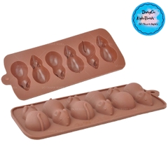 Khuôn Silicon - Động Vật - Chuột Vĩ 6c - Nâu