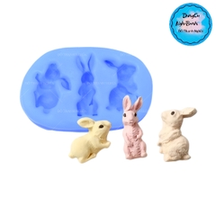 Khuôn Silicon - Động Vật - Con Thỏ Vĩ 3c nhỏ
