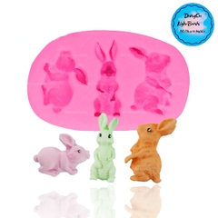 Khuôn Silicon - Động Vật - Con Thỏ Vĩ 3c nhỏ