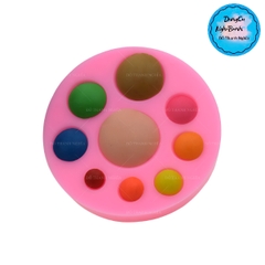 Khuôn Silicon - Chấm - Bi - Hạt Tròn - Vĩ TH 9c